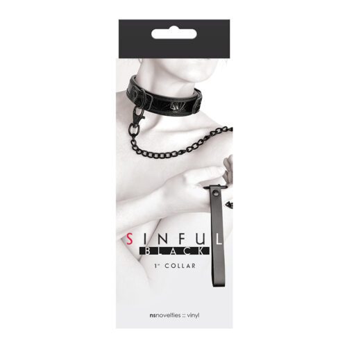 Sinful - 1" Collar - Black