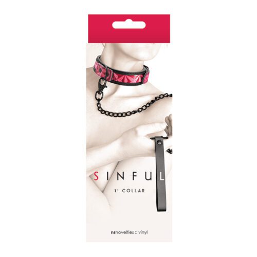 Sinful 1” Collar Pink