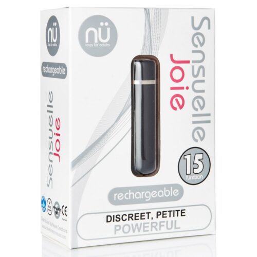 nu Sensuelle Joie Rechargeable Bullet Black