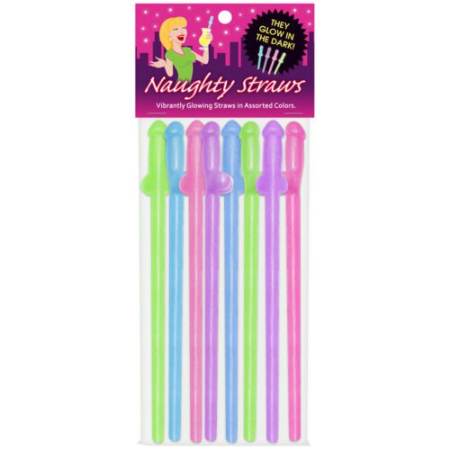 Glowing Naughty Straws