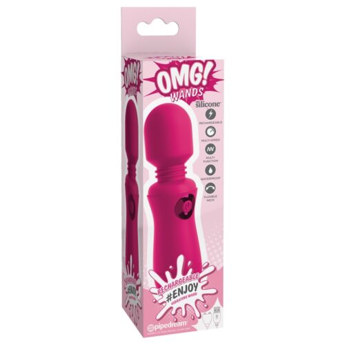 OMG! Wands #Enjoy Rechargeable Wand Dark Pink