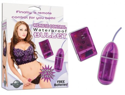 Remote Control Waterproof Bullet Purple 1