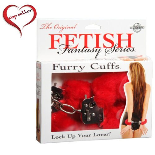 Fetish Fantasy Furry Handcuffs Red 1