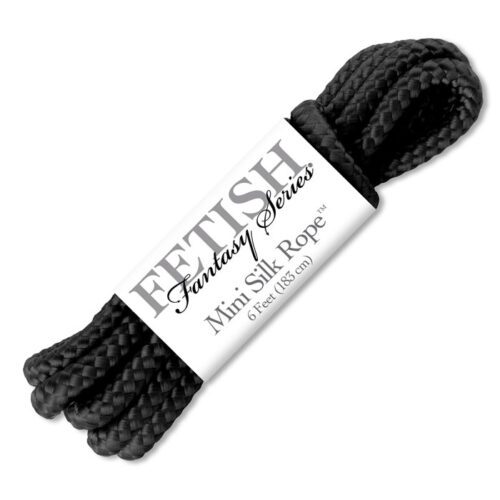 Fetish Fantasy Mini Silk Rope Black 1