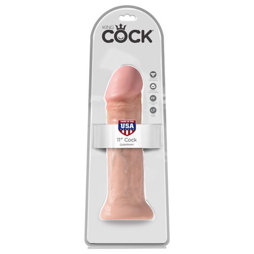 King Cock 11” Cock Beige