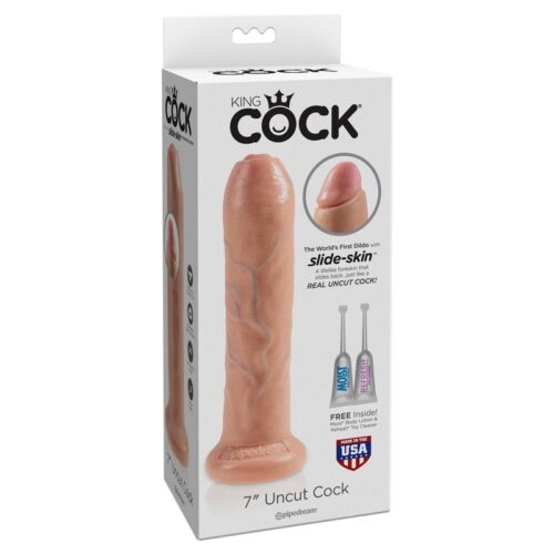 King Cock 7” Uncut Beige