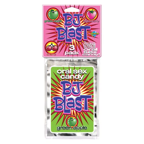 BJ Blast Oral Sex Candy 1 Each Strawberry, Cherry & Apple 1