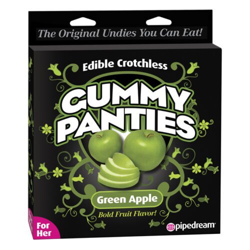 Edible Crotchless Gummy Panties Apple