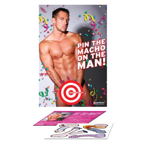 Pin the Macho on the Man Game – EACH