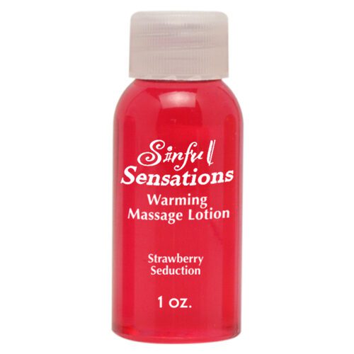 1 oz Sinful Sinsations Massage Lotion Strawberry