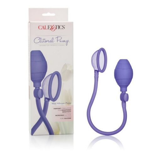 Mini Silicone Clitoral Pump Purple