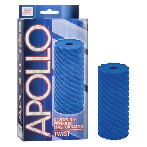 Apollo Reversible Premium Masturbator Twist Blue