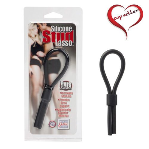 Silicone Stud Lasso Black