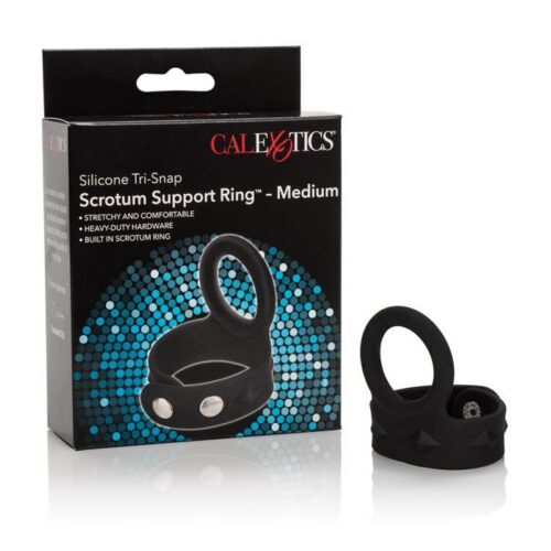 Silicone Tri-Snap Scrotum Support Ring Medium