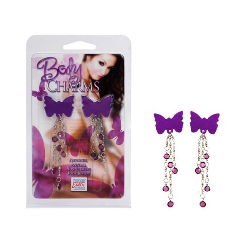 Body Charms Butterfly Purple