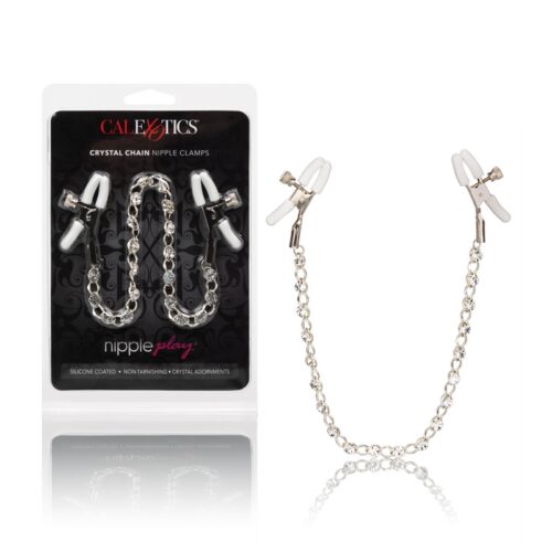 Crystal Chain Nipple Clamps