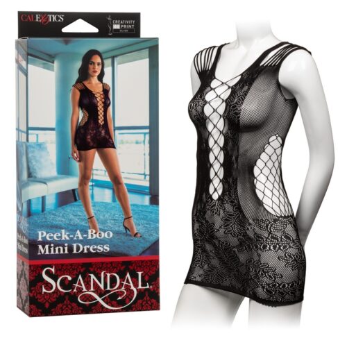 Scandal Peek-A-Boo Mini Dress 1