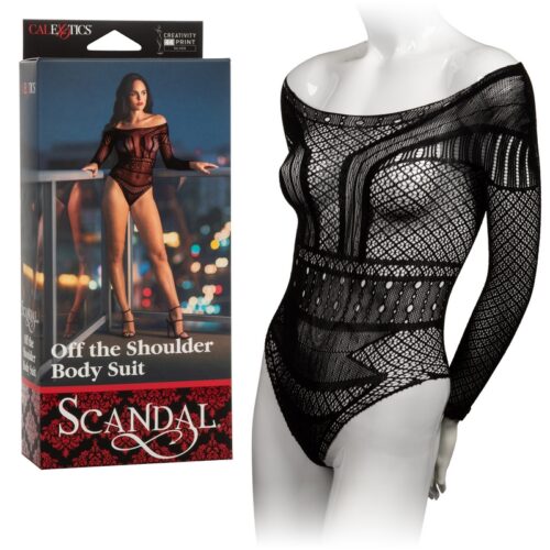 Scandal Off the Shoulder Body Suit 1