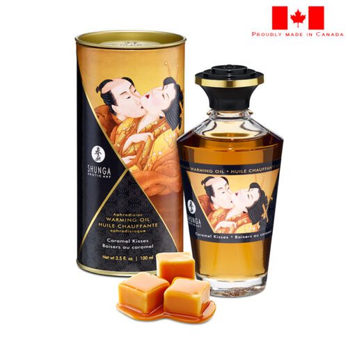 Shunga Warming Massage Oil 100 ml Caramel