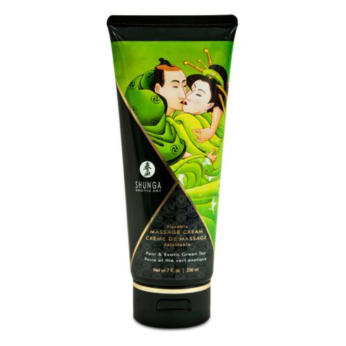 Shunga Kissable Massage Cream Pear & Exotic Green Tea