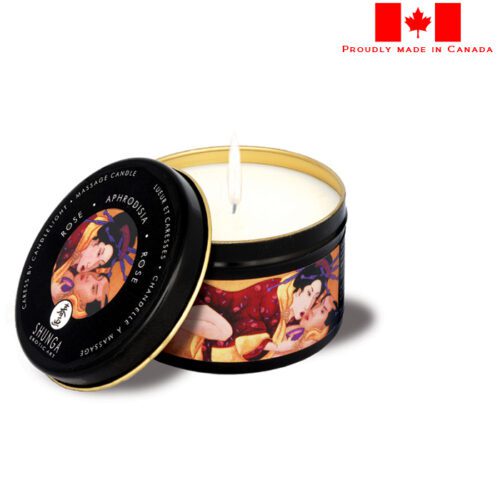 Shunga Caress By Candlelight Aphrodisia-Rose Massage Candle