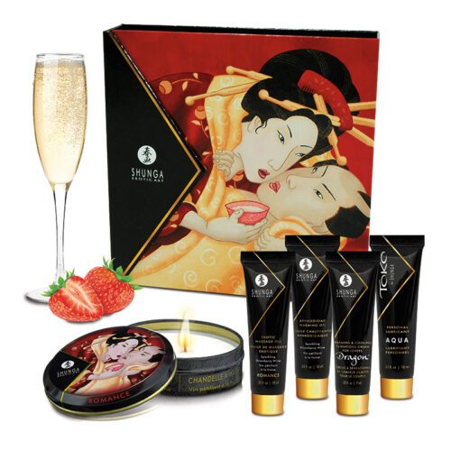 Shunga Geisha's Secret Collection Sparkling Strawberry Wine