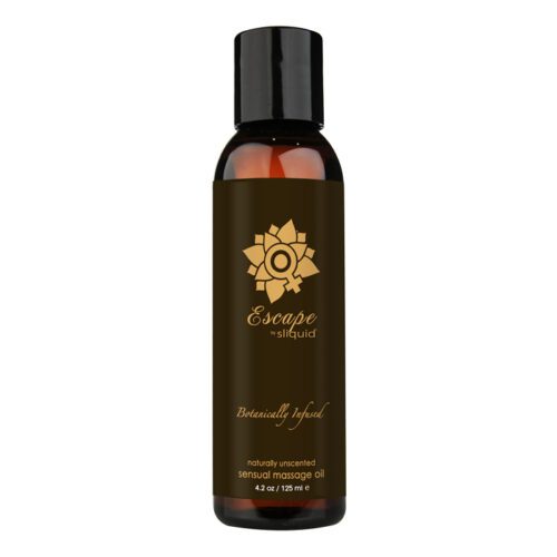 4.2 oz Sliquid Organics Massage Oil Escape Natural Unscented 1