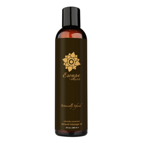 8.5 oz Sliquid Organics Massage Oil Escape Natural Unscented 1