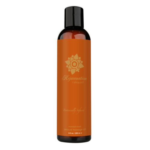 8.5 oz Sliquid Organics Massage Oil Rejuvenation Mandarin Basil