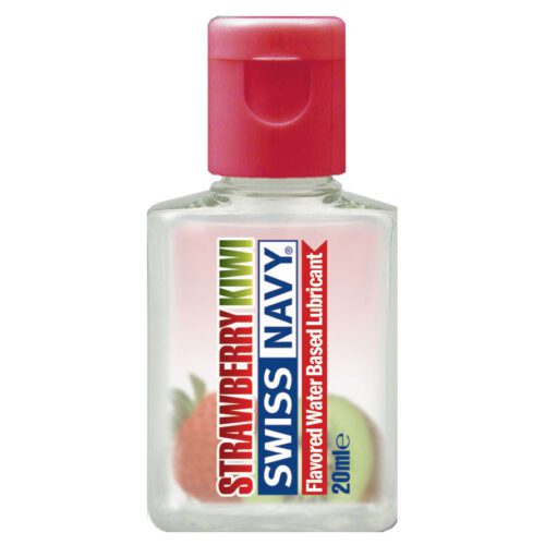 20 ml Swiss Navy Mini Flavored Lube Strawberry Kiwi