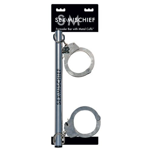 Sex and Mischief Spreader Bar with Metal Cuffs 1