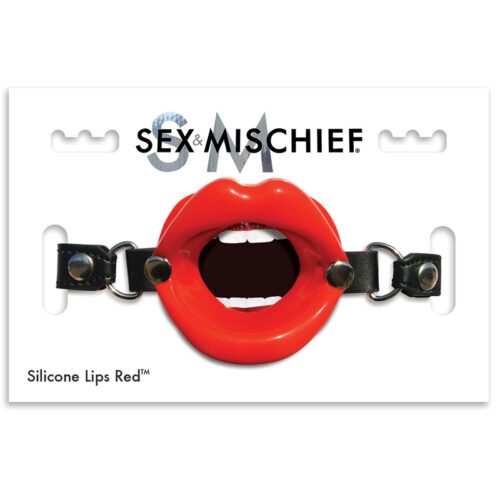 Sex and Mischief Silicone Red Lips