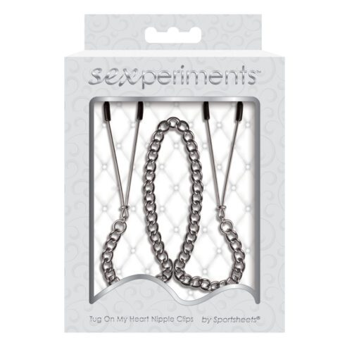 Sexperiments Tub My Heart Nipple Clips