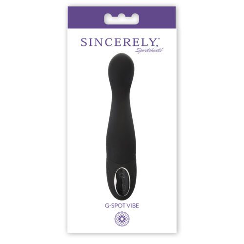 Sincerely G-Spot Vibe Black 1