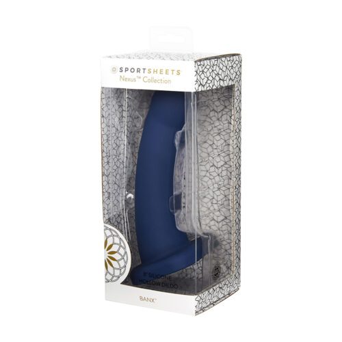 Nexus 8" Hollow Dildo Blue Banx