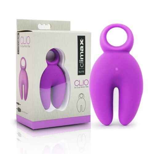 Climax® Elite CLIO 9x Dual Motor Vibe Purple