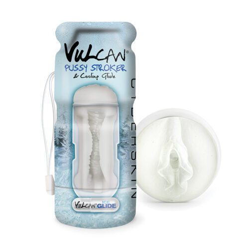 CyberSkin Vulcan Pussy Stroker With Cooling Glide Frost