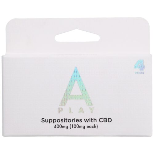 A-Play Suppositories with CBD Cocoa Butter(4 Pieces)