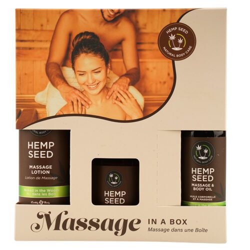 Hemp Seed Massage Gift Box Naked in the Woods