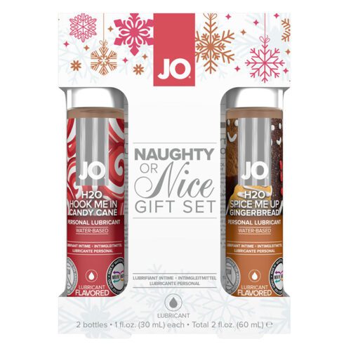 Naughty or Nice Gift Set Candy Cane & Gingerbread