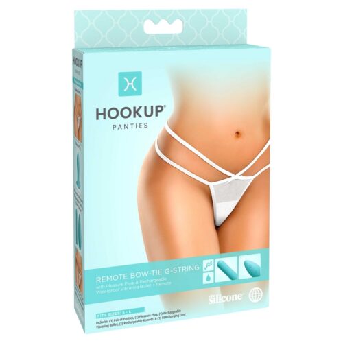 Hookup Panties Remote Bow Tie G-String Fits Size S-L