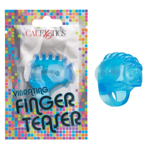 Foil Pack Vibrating Finger Teaser Blue