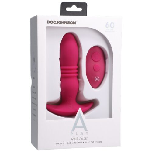 A-Play Rise Silicone Anal Plug Pink