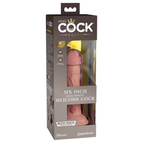 King Cock Elite 6” Silicone Cock Light 1