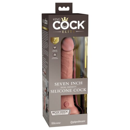 King Cock Elite 7” Silicone Cock Light