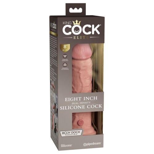 King Cock Elite 8” Silicone Cock Light