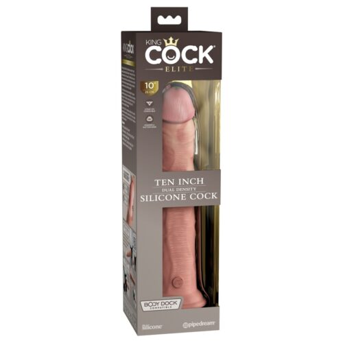 King Cock Elite 10” Silicone Cock Light 1