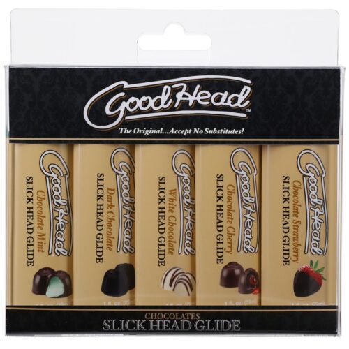 GoodHead Slick Head Glide 5 Pack Chocolate