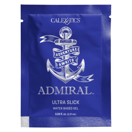 0.08 oz. Admiral Ultra Slick Water Based Gel