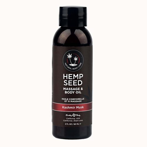 2 oz. Hemp Seed Massage Oil Kashmir Musk